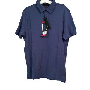 Men's Luxe touch Performance Polo, Banana Republic, M, Blue, NWT